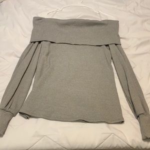 Off the shoulder sweater
